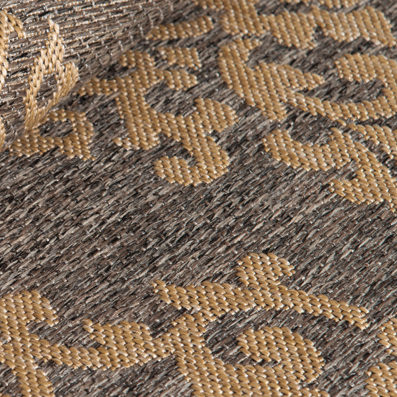 Tapis intérieur / extérieur Roopville Pebble, Rectangle 6 pi 7 po x 9 pi 6 po