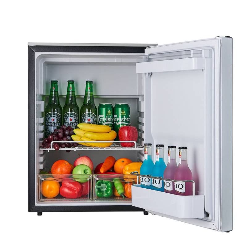 Equator 12V/DC Mini-Fridge Freezer 2.8cf Silver for RV BOAT OFF-GRID