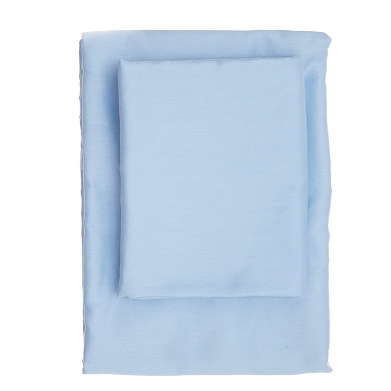  Drap-housse 100% coton 210 fils, Grand, Bleu