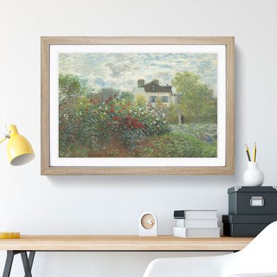 Garden in Argenteuil by Claude Monet - Picture Frame Painting