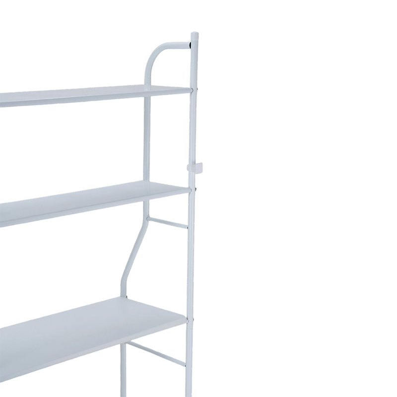 Freestanding Bathroom Storage, White, 160cm H x 68cm W x 25cm D