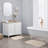Laura Ashley Crochet Machine Washable Cotton 2 Pieces Bath Rugs-22342834