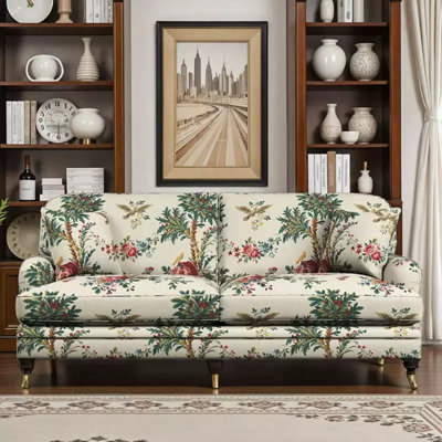 American Solid Wood Living Room Sofa