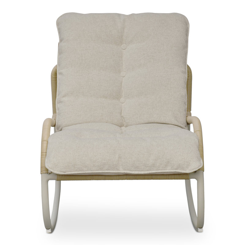 Chaise berçante d'extérieur Lyra - beige