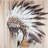 Indian with Feathers Canvas | Frame Home Decor Art