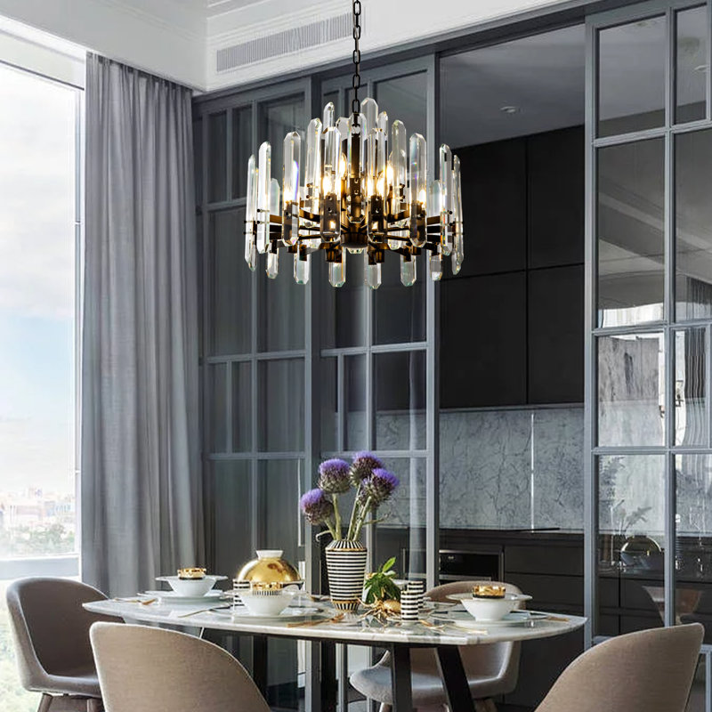 Modern Luxury Crystal Chandelier Lighting LED Chandeliers Light Fixture Compatible With Living Room Hall Art Decor Hanging Lamp,LED Chandelier Ceiling Light