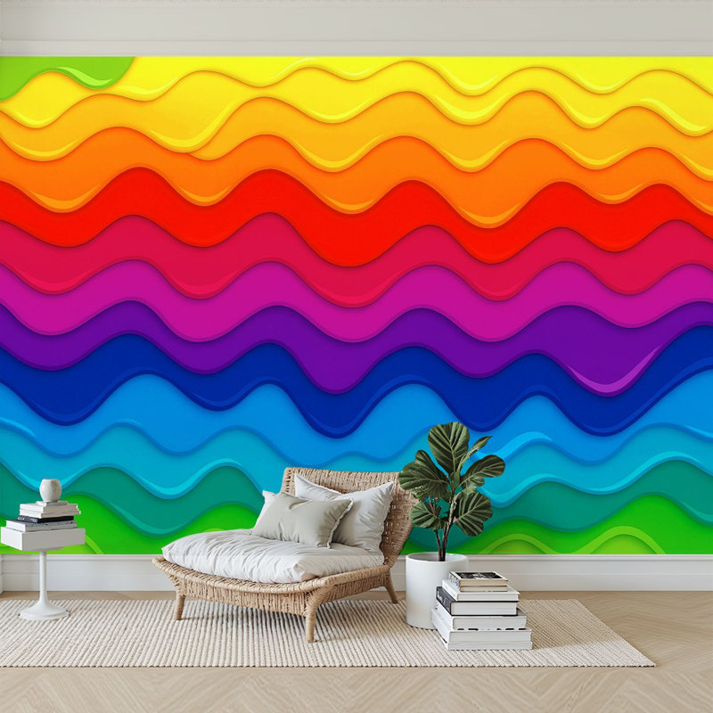 Papier peint adhésif auto-adhésif moderne pour la chambre 96 po x 69 po Peel and Stick, L 96 po x l 69 po