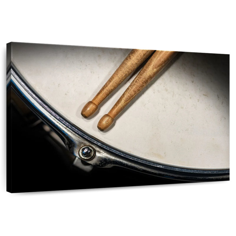 Abarca Drumsticks On Snare Drum
