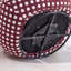Fauteuil rotatif confortable à pois-1495868626