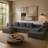 Boneless U-shaped 132" Boneless Modular Cloud Couch Sectional Sofa-173165864