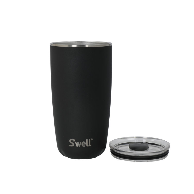 S'well 530ml Vacuum Insulated Stainless Steel Travel Tumbler, Black
