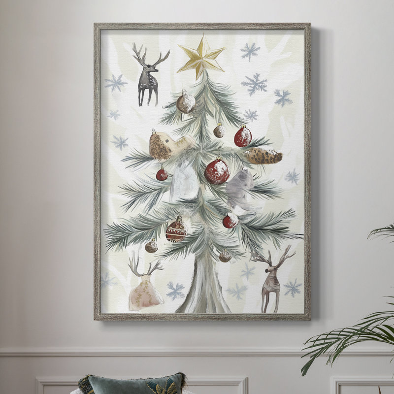 «Christmas Holiday Art», reproduction encadrée CECX III, H 11 po x l 9 po