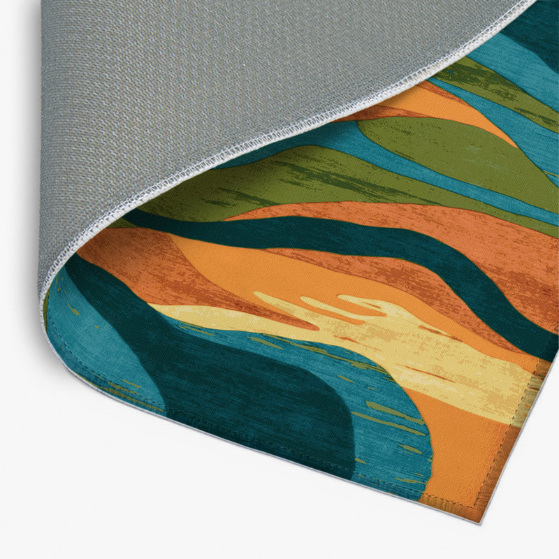 Tapis intérieur et extérieur Tranquil Trails, Rectangle 1 pi 6 po x 2 pi 6 po