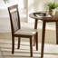 Tassia 45.5cm H Upholstered Slat Back Side Chair in Brown-795289952