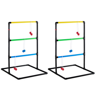 Cadre en PVC 36,6 "x 25" autoportant à double cible avec traceurs intégrés et jeu de sacs