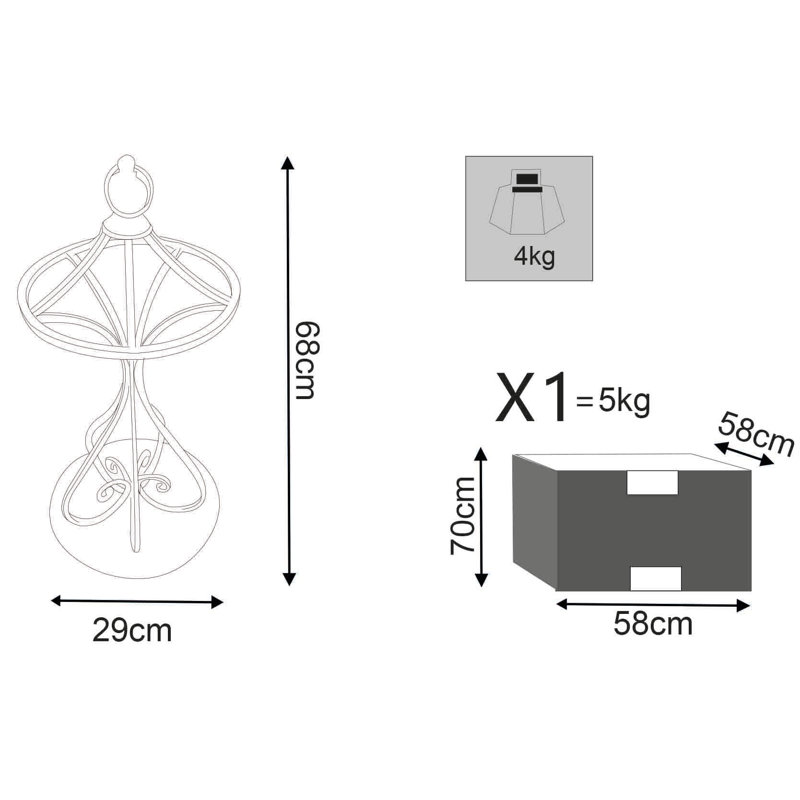 Steel Freestanding Umbrella Stand