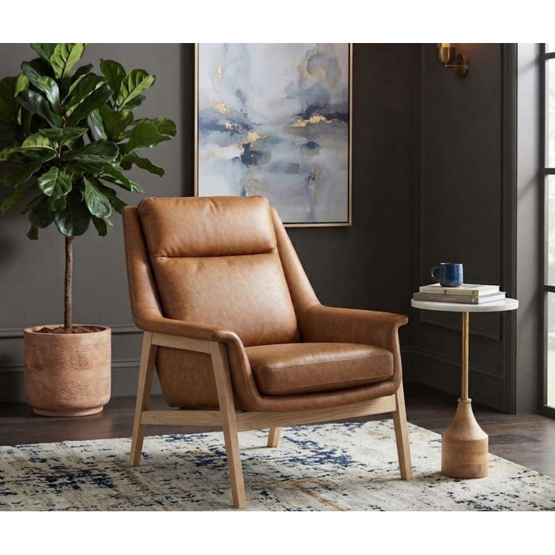 Table d'appoint Cass Marble, Naturel