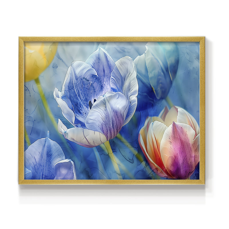 Floral Series-CXIV -Framed Print - Restickable
