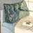 Polyester Floral Bed Headboard Wedge Reading Pillow Triangular Back Support Cushion-77462224