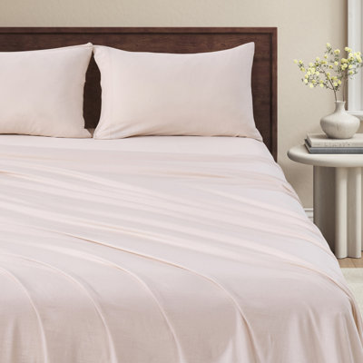 Draps en jersey de viscose et de coton mélangés