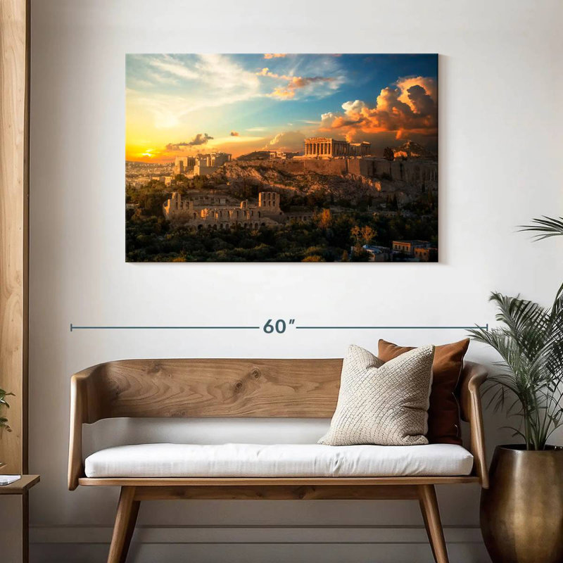 Nicci Glorious Acropolis Sunset, H 30 po x l 45 po