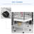 Flight Bird Cage Hexagon Covered Canopy Portable Aviary