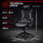 RESPAWN FLEXX Mesh Gaming Chair With Lumbar Support, Ergonomic Gaming Chair with Recline/Tilt Tension Controls, Adjustable Arms, 300lb Max Weight With Wheels for Computer/Desk/Office-91058670