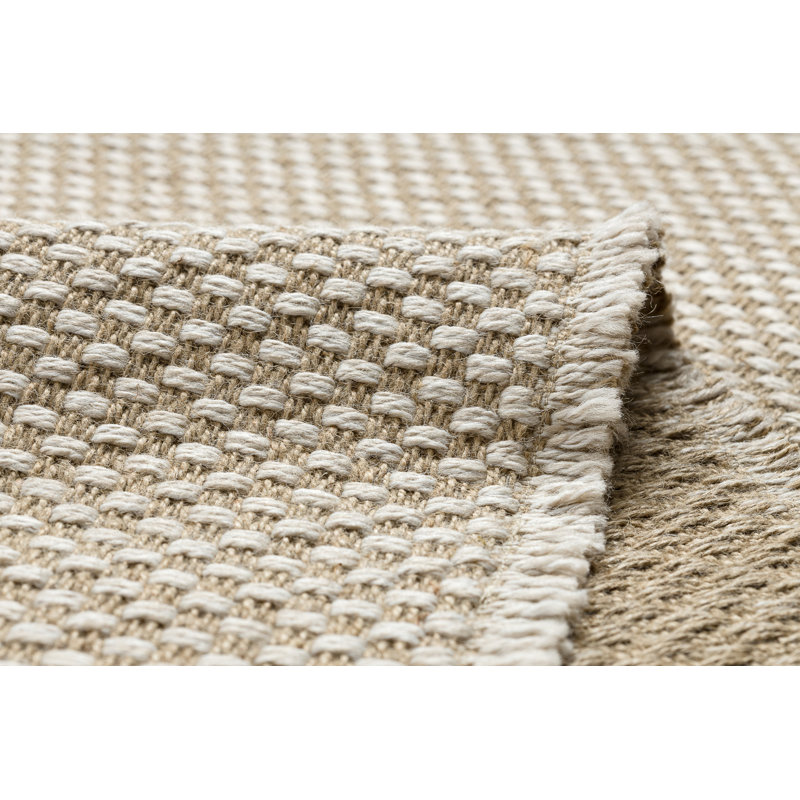 Penwortham Jute / Sisal Flatweave Area Rug, Rectangular 60 x 100cm