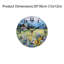 Horloge murale 12 po x 12 po Mountain Meadow