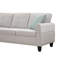Accent coussins - Canapé modulaire équipé en gris clair-1503311249