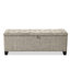 Banc de rangement en lin 48 po-348402880