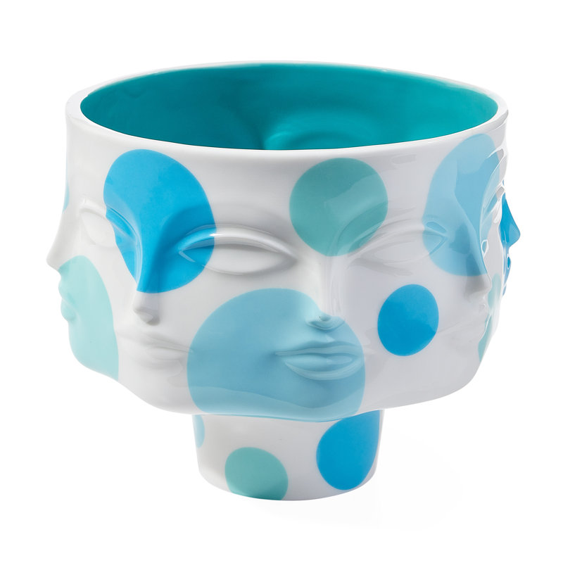 Jonathan Adler Blue and White Porcelain Decorative Bowl