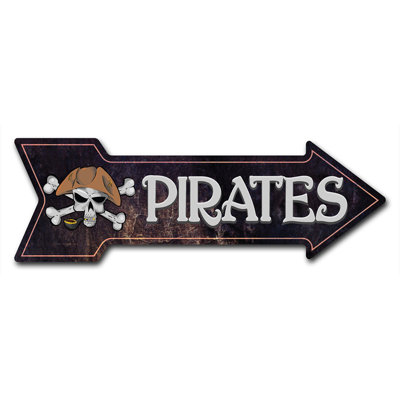 Panneau de flèche Pirates
