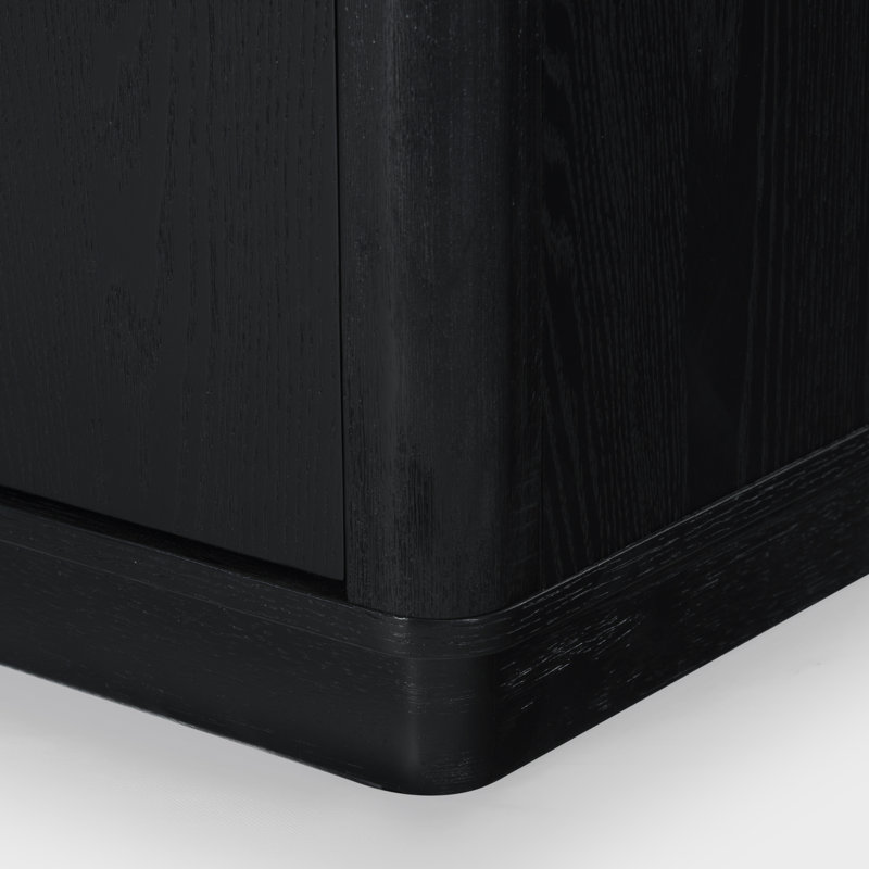 Gabrietta Media Console TV Stand, Black