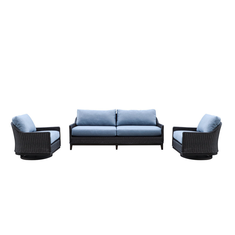 Harbour Outdoor Wicker Sofa With Cushions