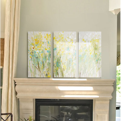 " Floral Cluster II " 3 - Pieces