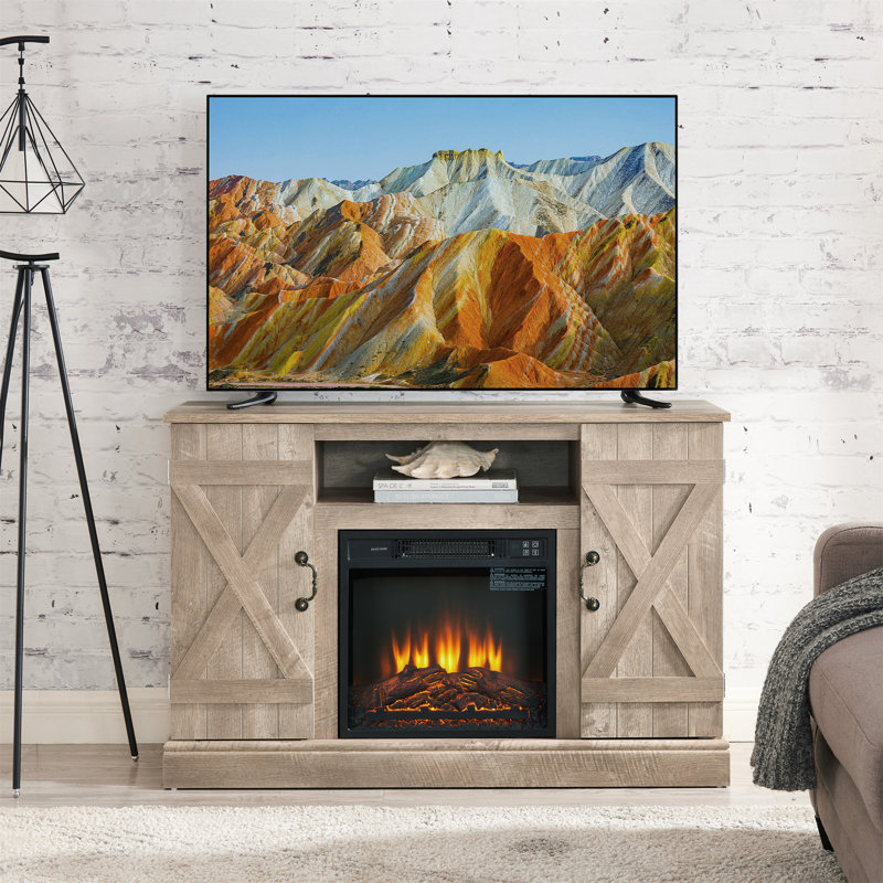 Meuble télé Farmhouse Classic, Gris clair