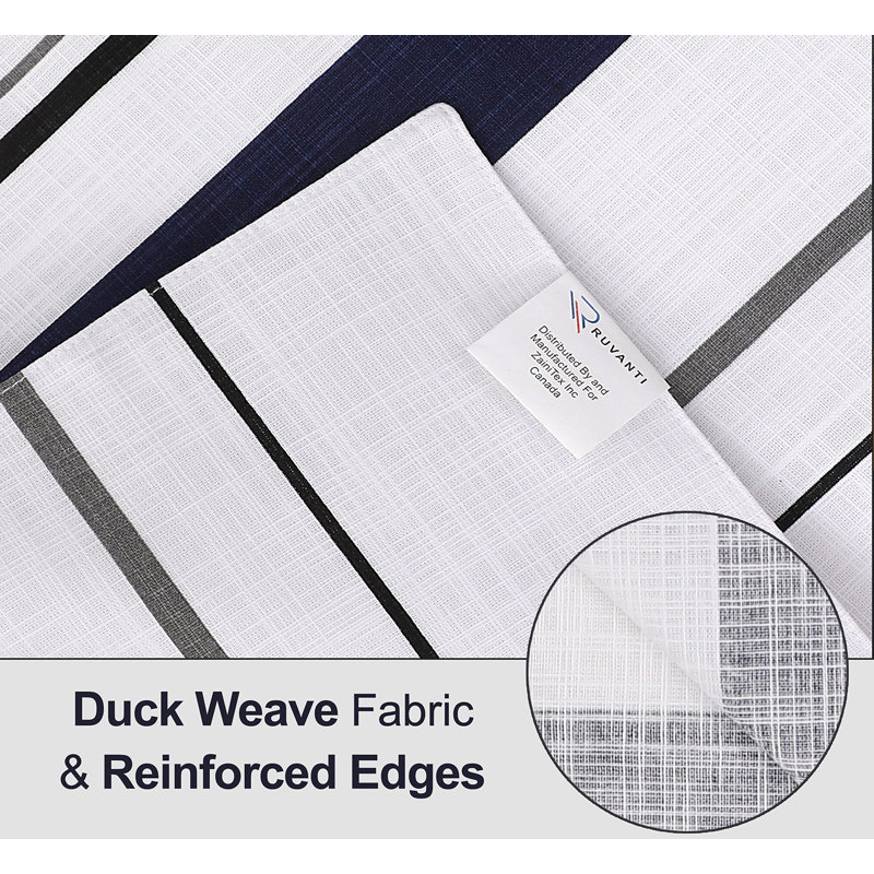 Dining Table Rectangle Placemats 100% Cotton Multi Pattern 13x19 Inches (Set of 6)
