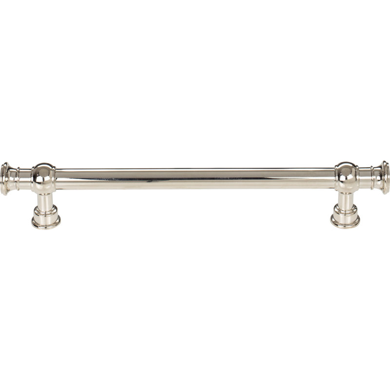 Ormonde Bar Pull, Polished Nickel, 6 5/16" Center to Center
