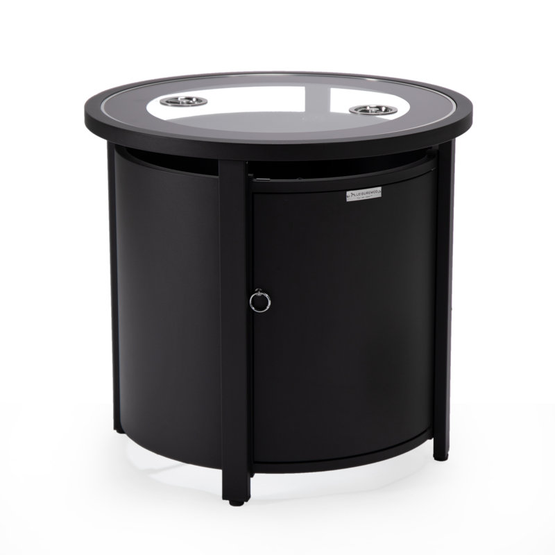 Couvercle de réservoir de propane Kliyah Firepit, Noir
