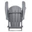 Chaise Adirondack pliante pour l'extérieur