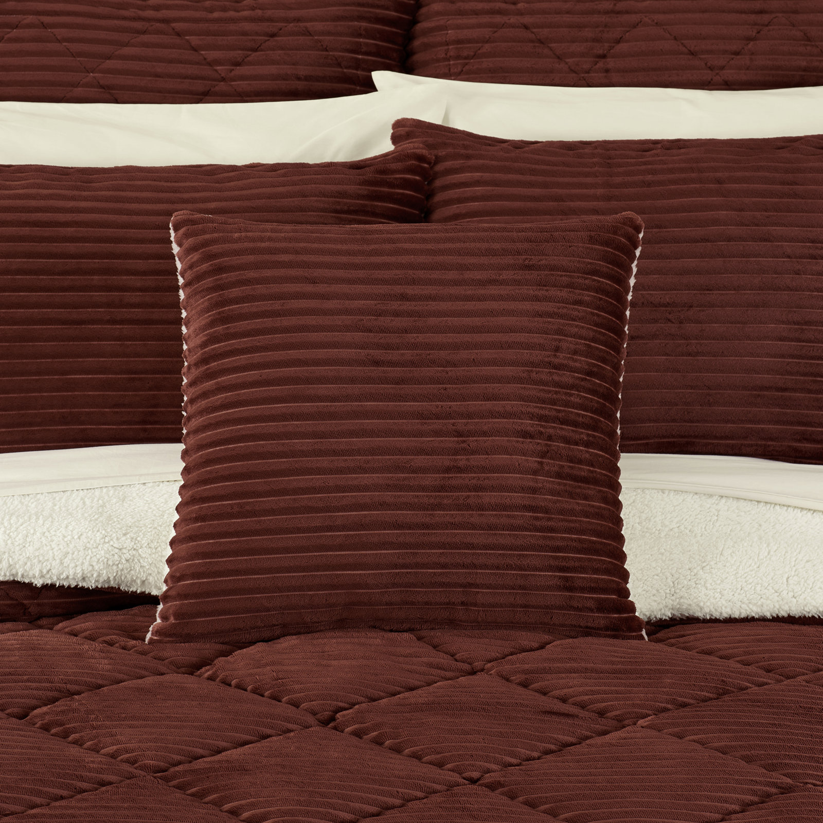 Everett 20" x 20" Throw Pillow, Brick