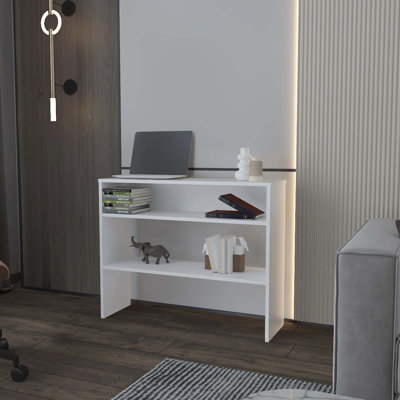 Console avec rangement ouvert