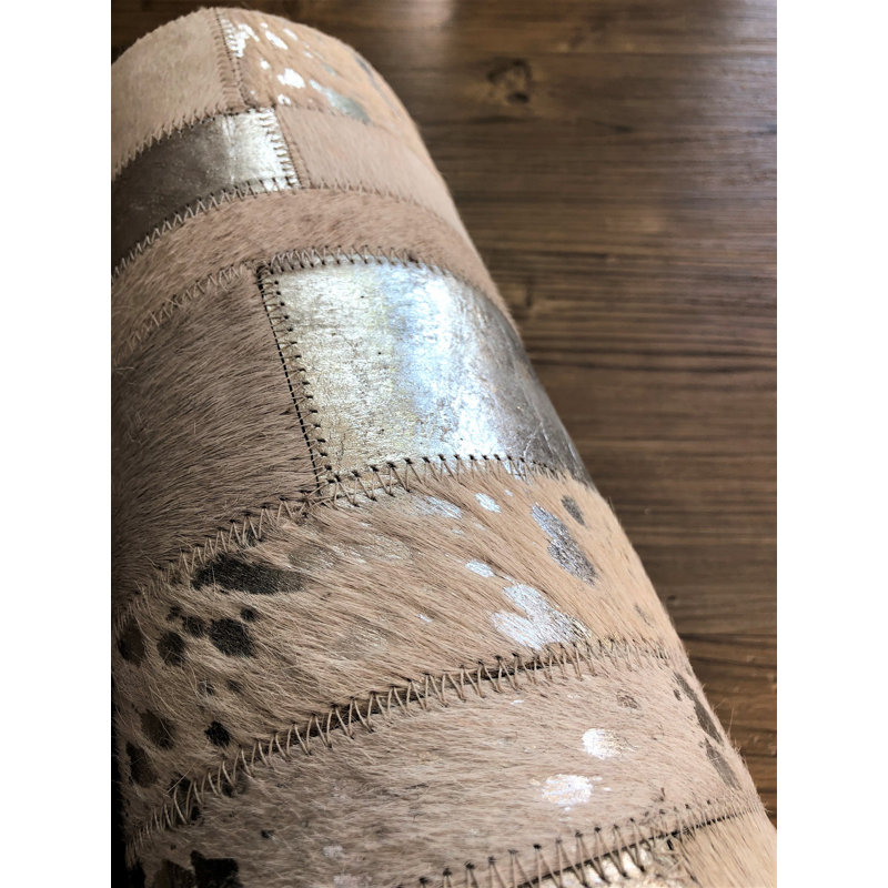 Mckinney Patchwork Cowhide Area Rug, Rectangle 120 x 180cm