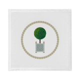 Timothy Corrigan Parterre Topiary Cotton Sateen Dinner Napkins