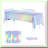 Rose Gold Sparkle Party Tablecloth Set 3 pcs 70 inches