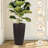 Brown Of 2 Large 22 - Inch Faux Planters With Water Level Monitor And Automatic Watering Feature For Indoor Outdoor Spaces Such As Porch Auto Use In Patio Garden-1966618646
