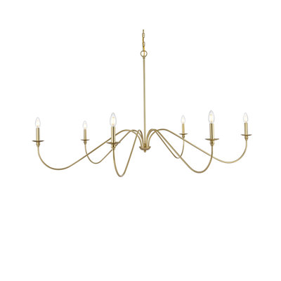 Sherree 6-Light Dimmable Chandelier 