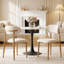 Ensemble de chaises de salle à manger modernes en métal avec confort rembourré-608564520-608564523-608564526
