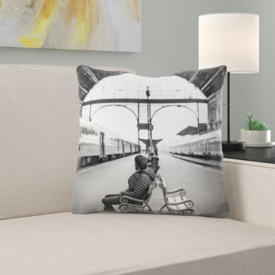 Microsuede Throw Pillow